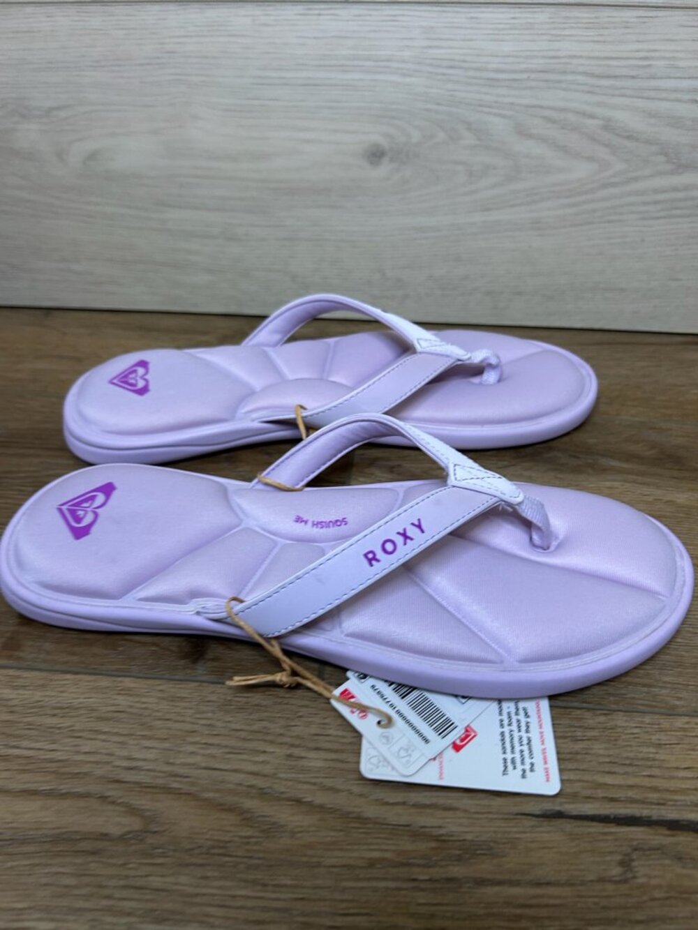Roxy Women Rays Flat Flip Flop Thong Sandals Purple Violet Size 10 NWT - Picture 6 of 8